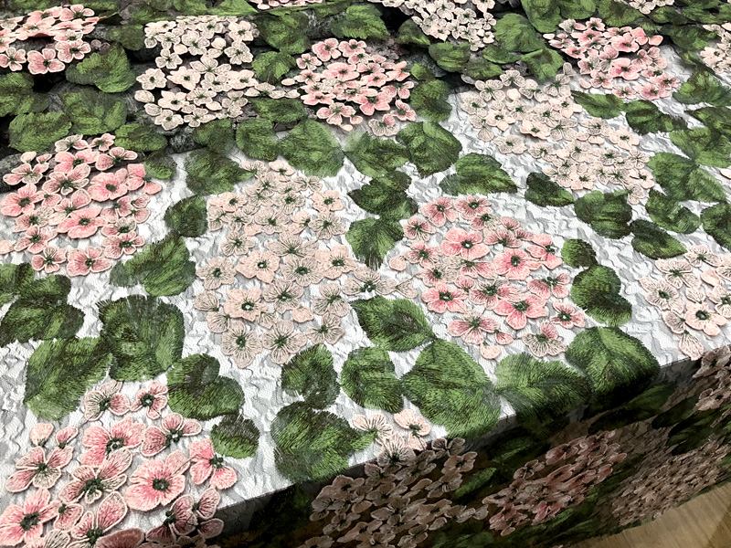 3d floral lace fabrics