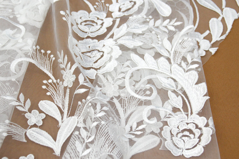 3d floral lace fabric