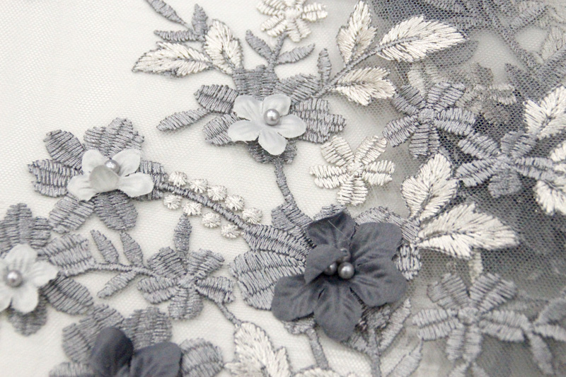 3d floral lace fabrics