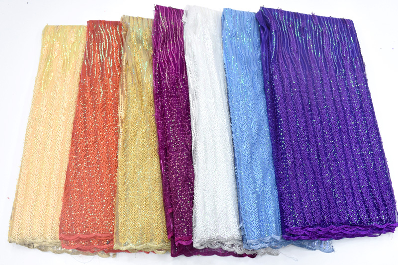 embroidery tulle lace fabrics