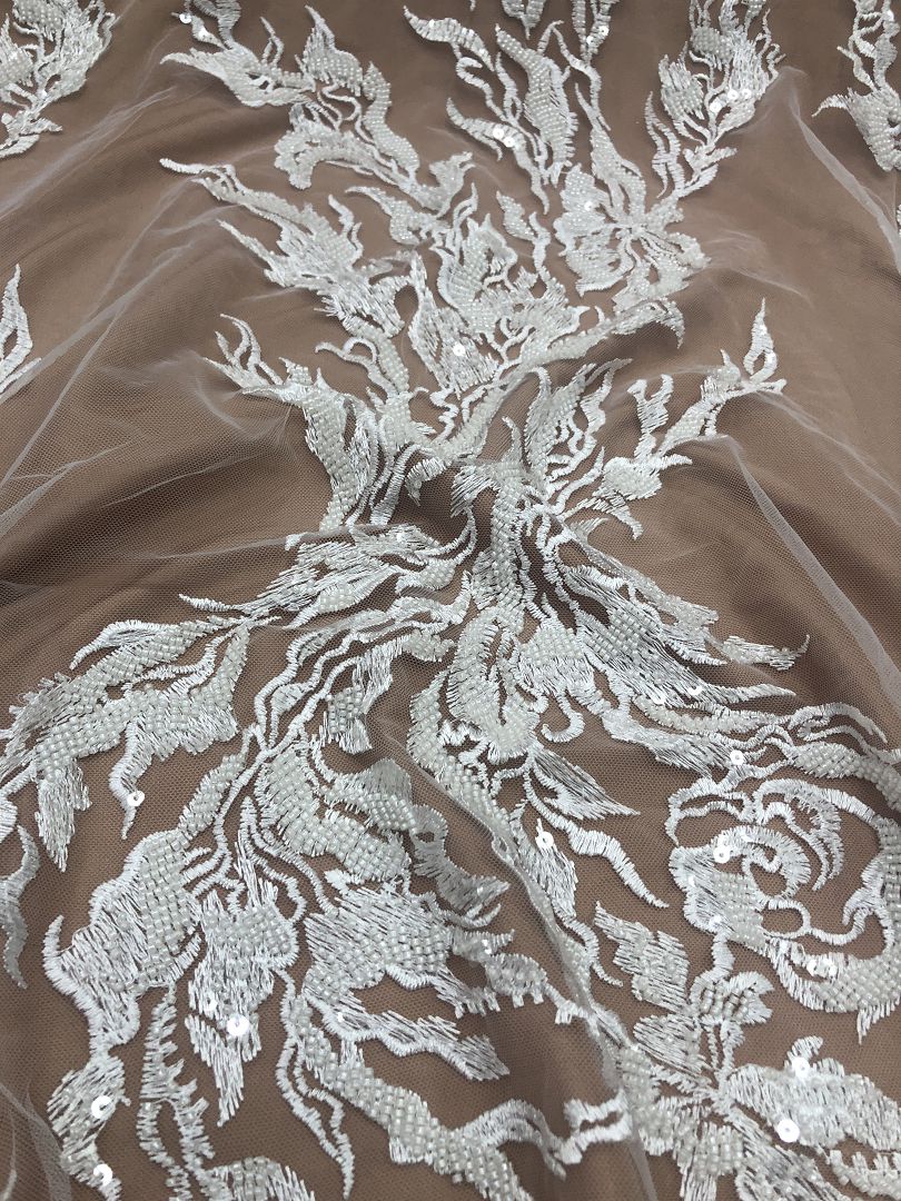 bridal beaded lace