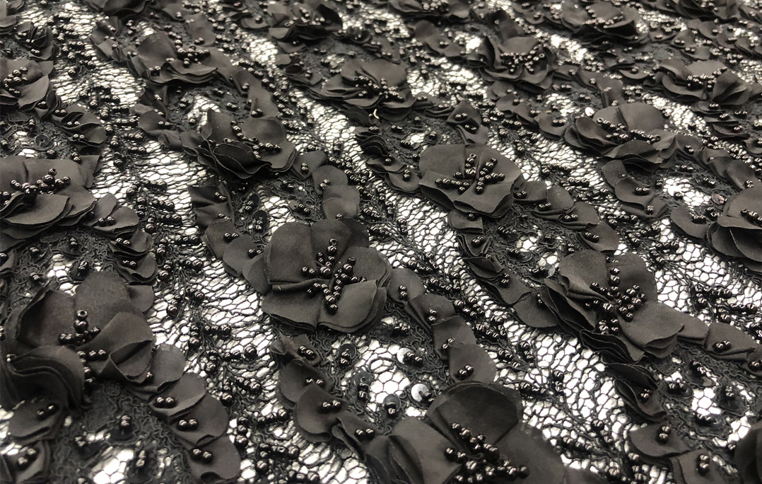 black dress fabric