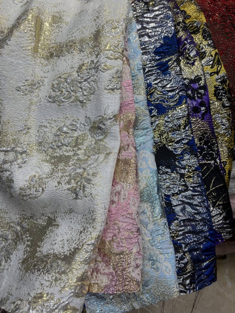 Jacquard lace fabric