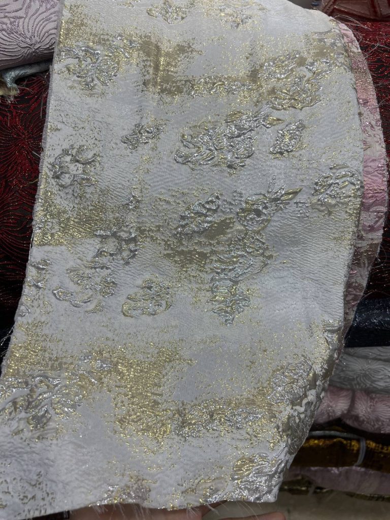 Jacquard lace fabric 