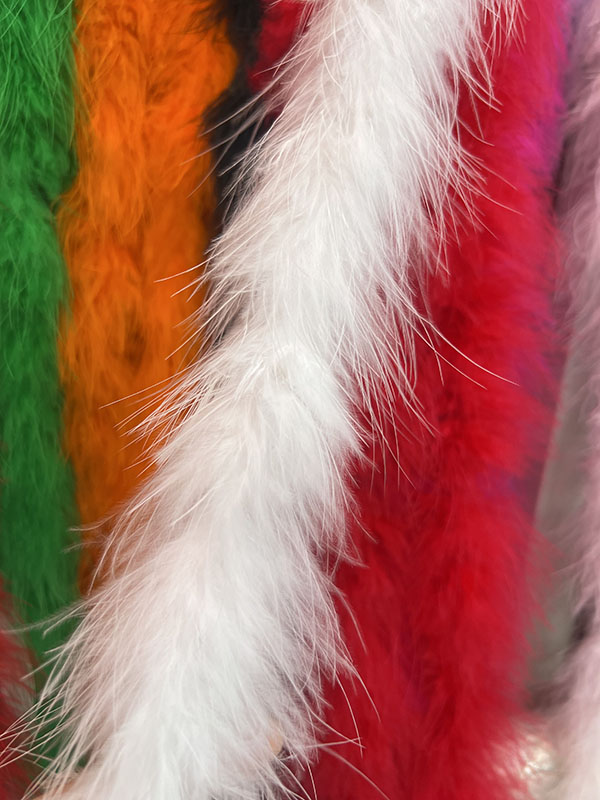 feather boa trim