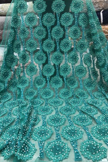 big pattern beaded lace