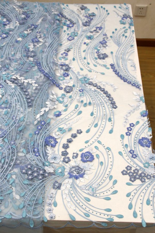 3d floral lace fabric