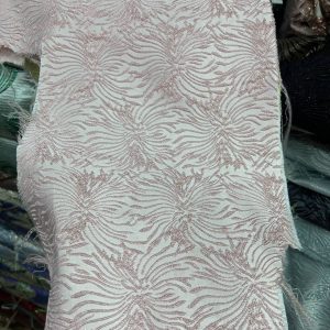 peach brocade fabric