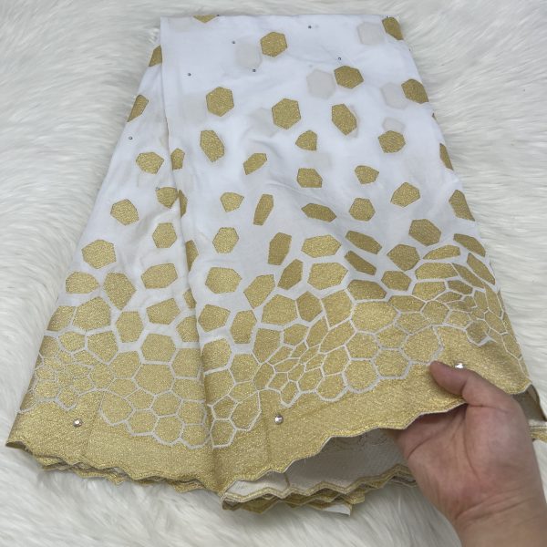 Cotton lace fabric