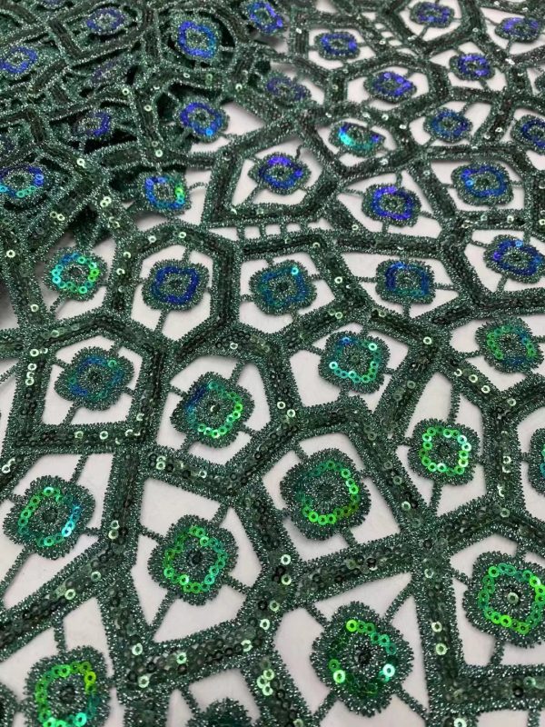 Cord lace fabric