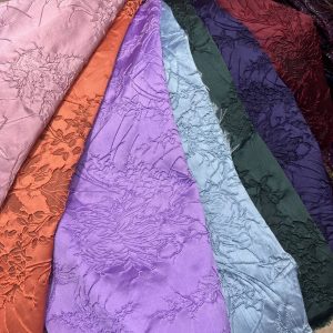 Damask brocade fabric