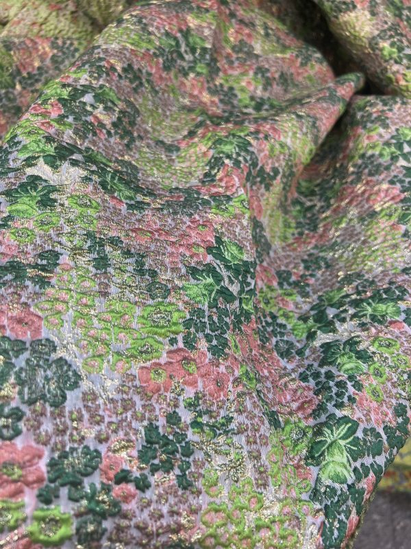 floral brocade fabric