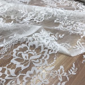 bridal lace material chantily fabric