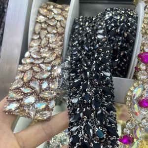 crystal rhinestone ribbon