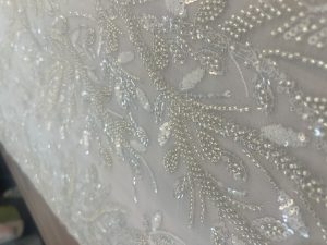 High quality beaded fabric