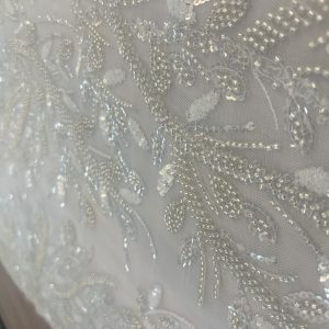 High quality beaded fabric