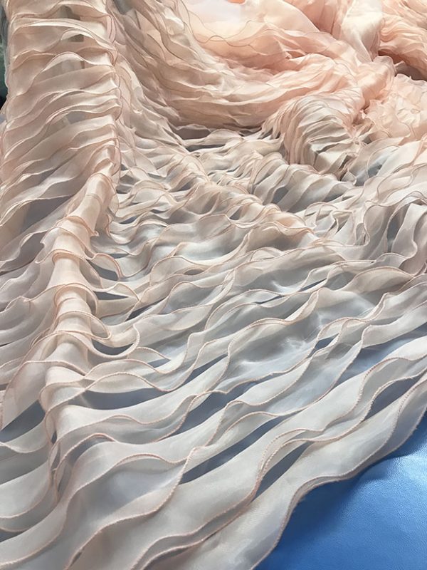 ruffle organza fabrics