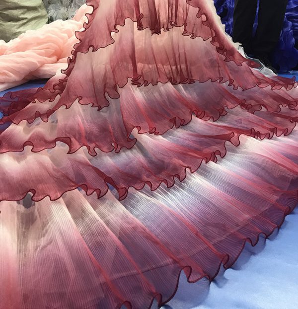 ruffles fabric