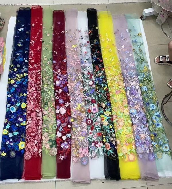 3d embroidery fabric