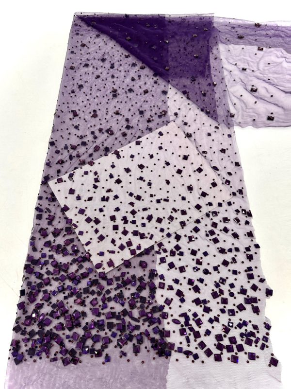 crystal lace fabric