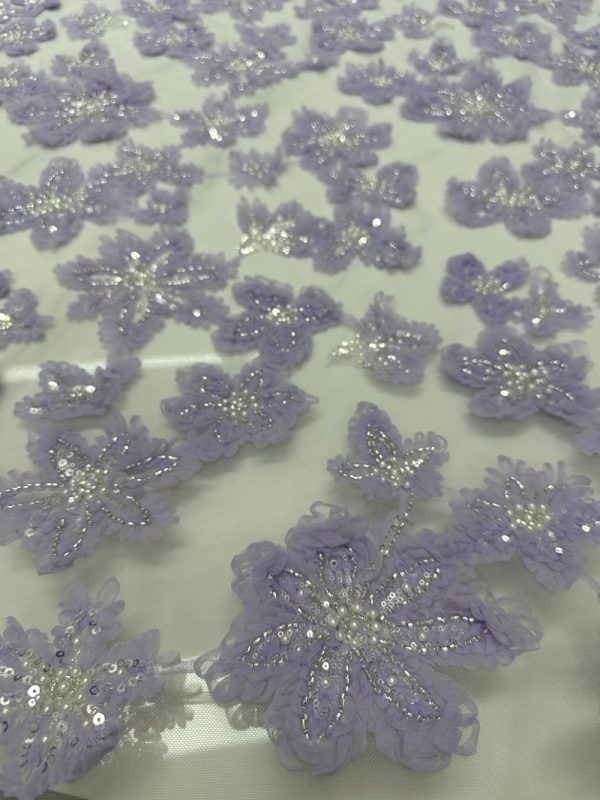 3d lace fabric