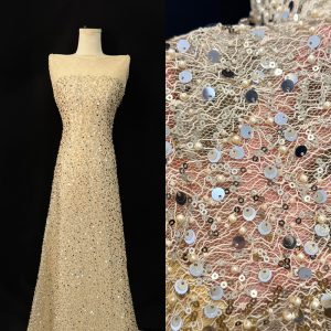 sequins lace embroidery