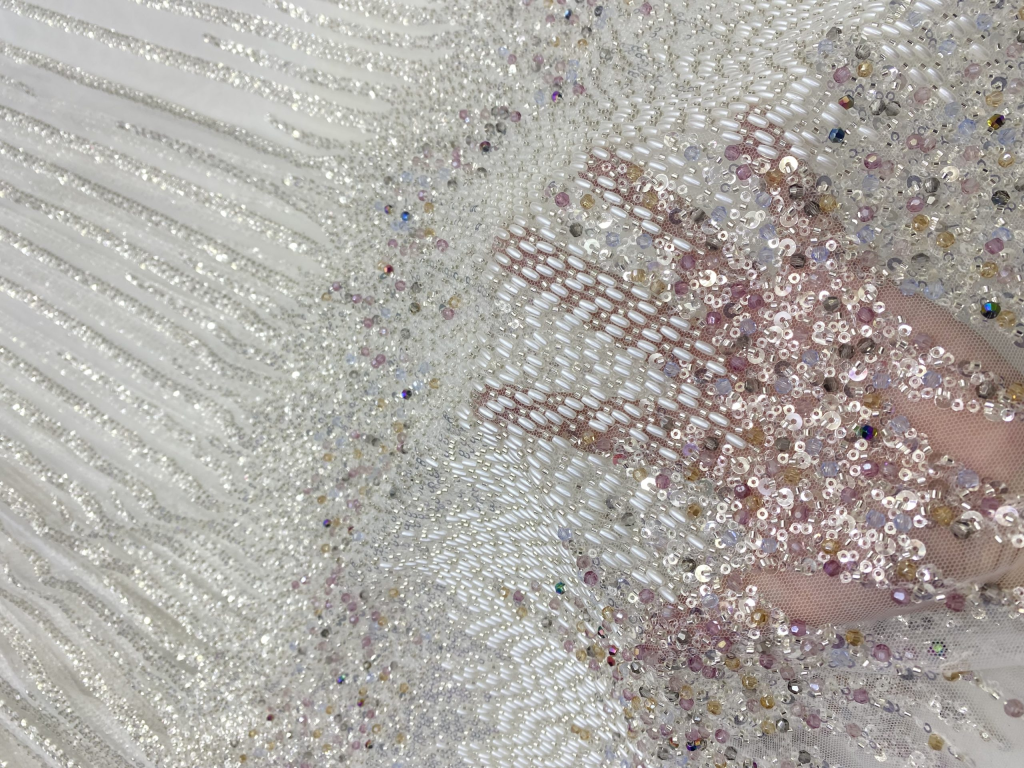 Explore the Many Uses of Beaded Mesh Fabric: A Guide for Designers and Creators