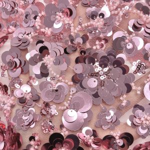 Luxury sequin lace for fashion show