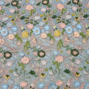 Luxury 3D Floral Print Textiles for Fashion